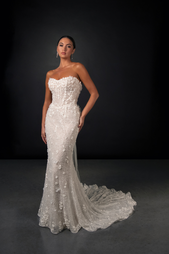 Martina Liana ML1999 #0 default (IV-IV) Ivory Lace and Tulle over Ivory Gown thumbnail