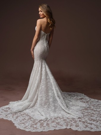 Maggie Sottero Designs BELLEVUE ROYALE #3 Ivory over Blush (gown with Ivory Illusion) thumbnail