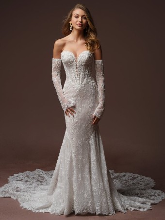 Maggie Sottero Designs BELLEVUE ROYALE #0 default Ivory over Blush (gown with Ivory Illusion) thumbnail