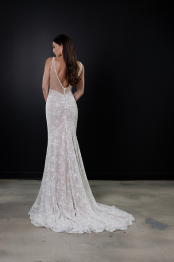 Martina Liana 1697 #2 (IVIV-PL) Ivory Lace & Tulle over Ivory Gown w Porcelain Tulle Illusion thumbnail