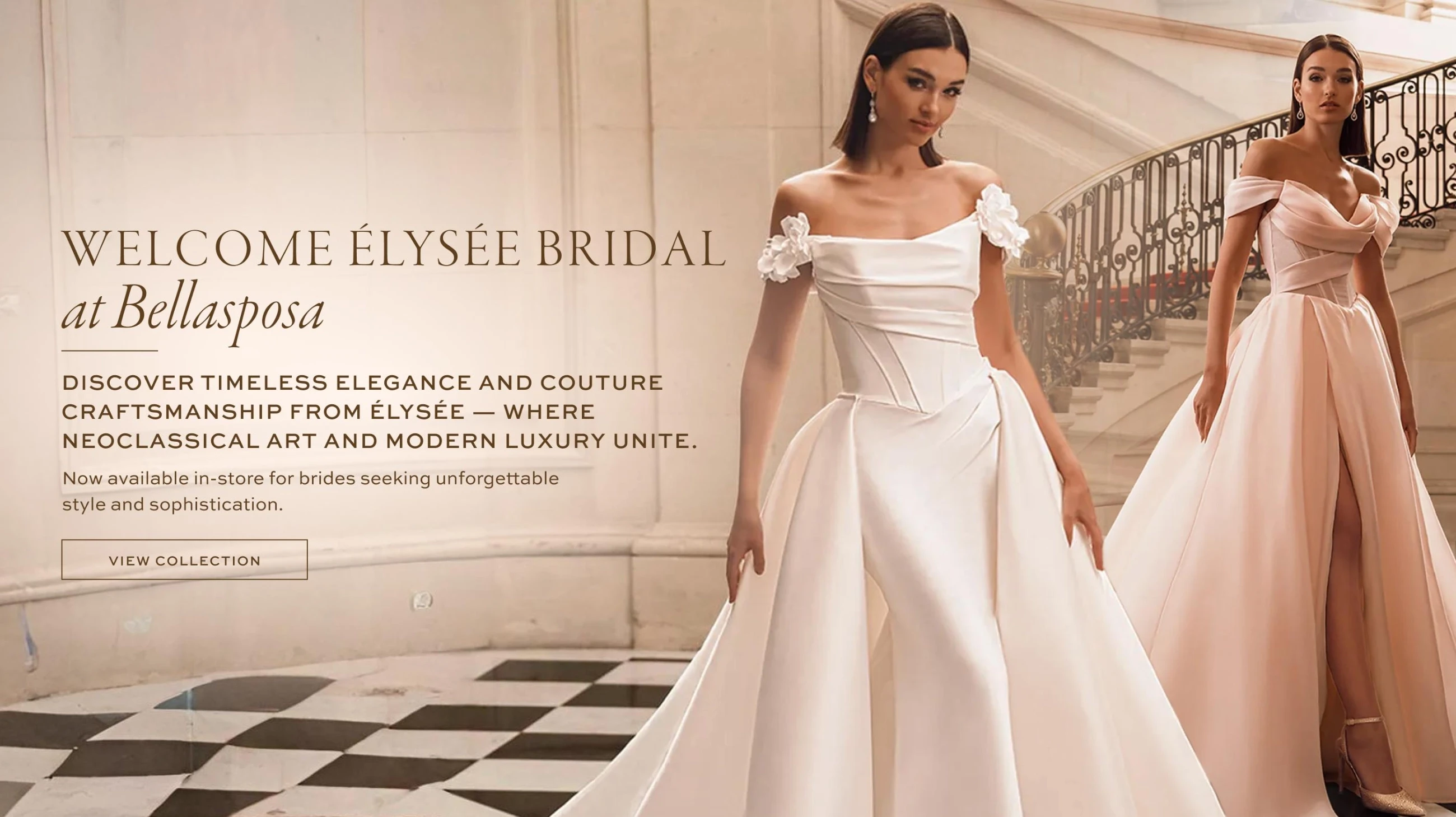 Welcome Elysee Bridal at Bellasposa