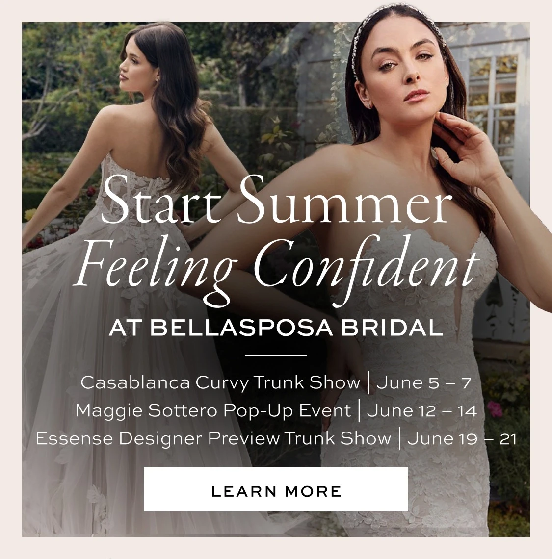 Bellasposa Bridal Summer Events