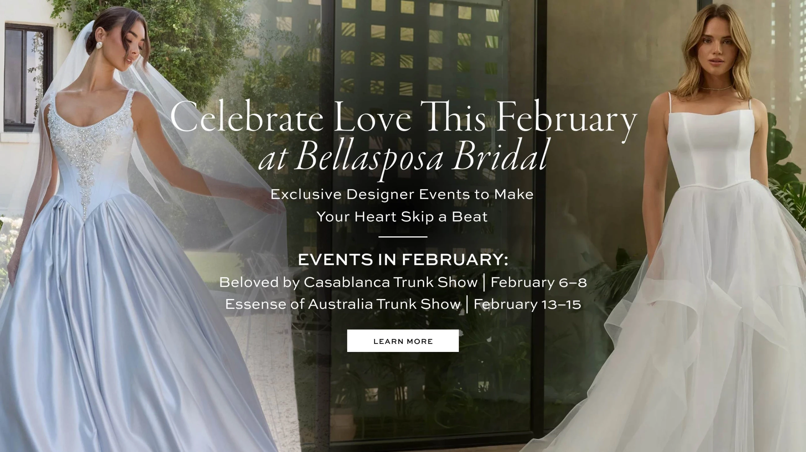 February Trunk Shows at Bellasposa Bridal