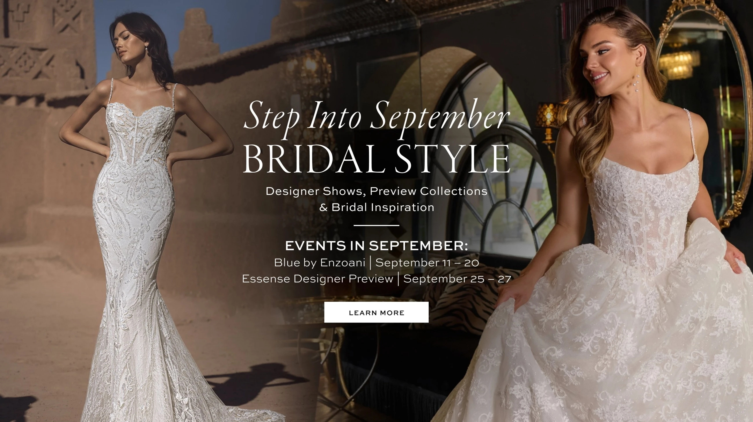 Step Into September Bridal Style